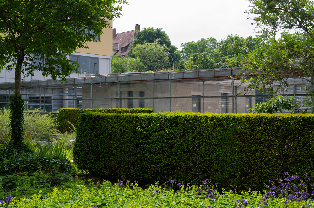 FREIBURG, Germany - Green roofs at Solar Info Center